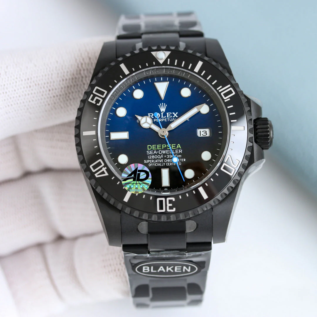 Rolex Watch Sea Dweller Deepsea 44mm Black Blue PVD