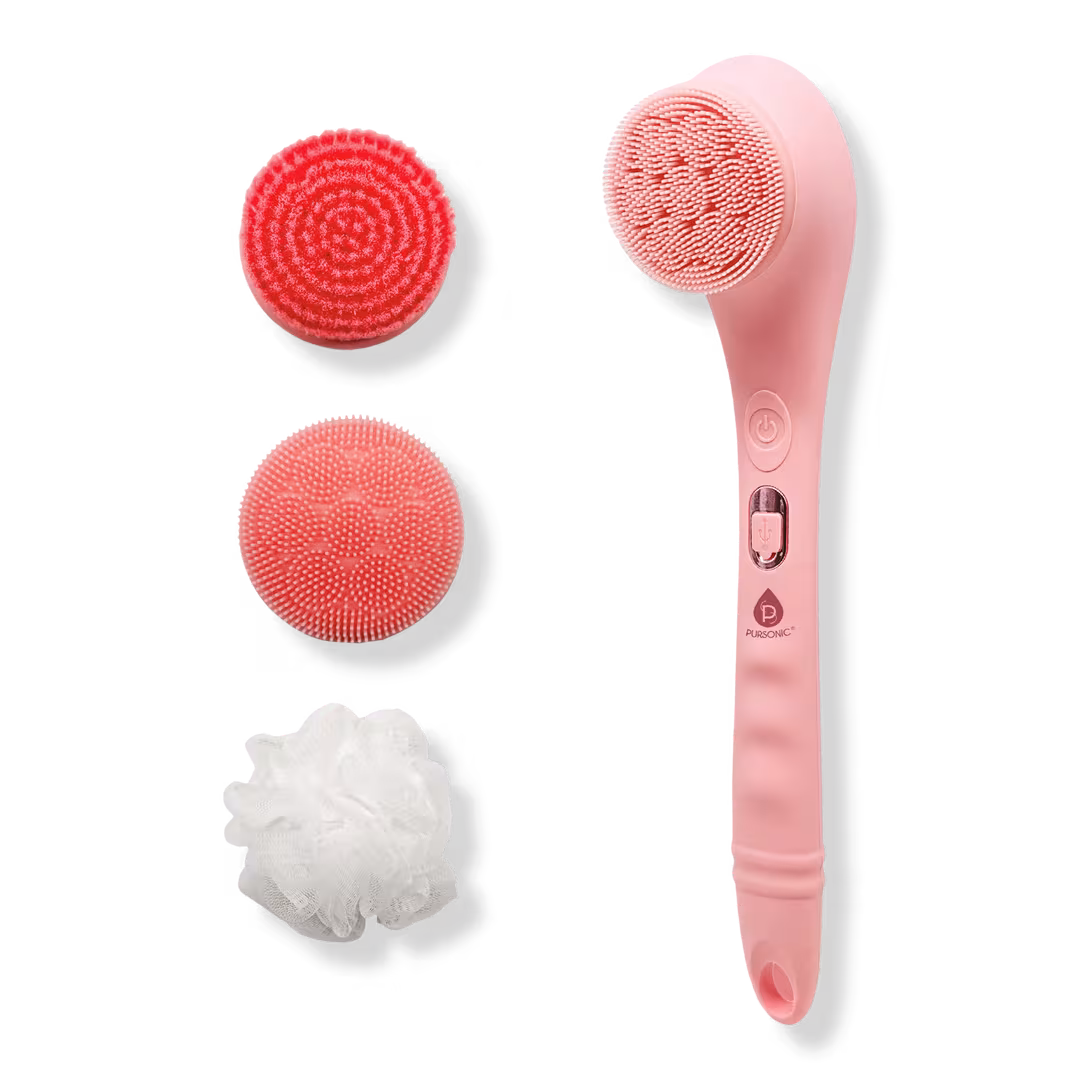 PURSONIC  Rechargeable Waterproof Silicone Bath Brush