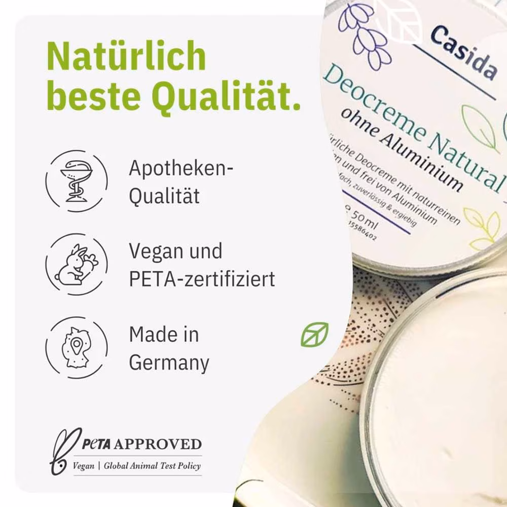 Deocreme Natural - ohne Aluminium