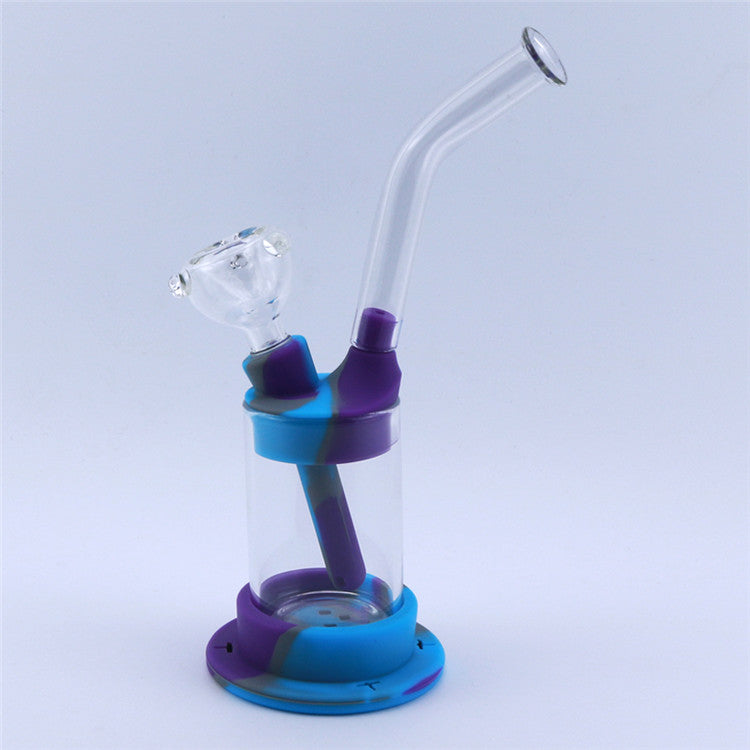 8 LED Luminous Silicone Detachable Dab Rig