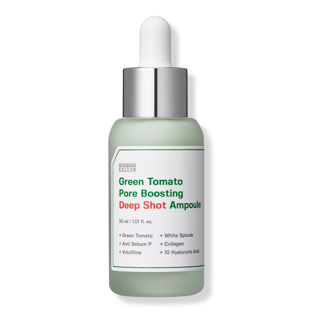 SUNGBOON EDITOR  Green Tomato Pore Boosting Deep Shot Ampoule