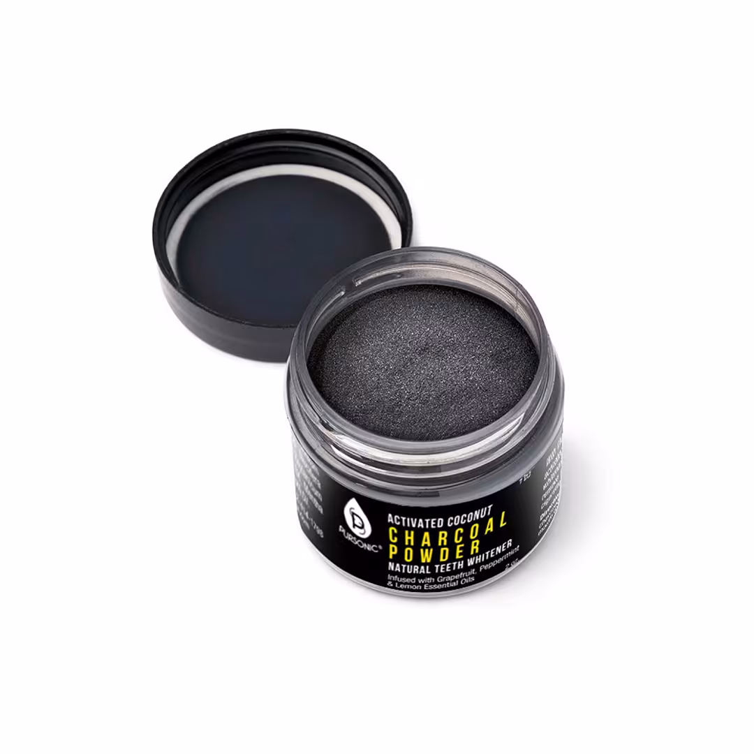 PURSONIC  Activated Coconut Charcoal Powder Natural Teeth Whitener
