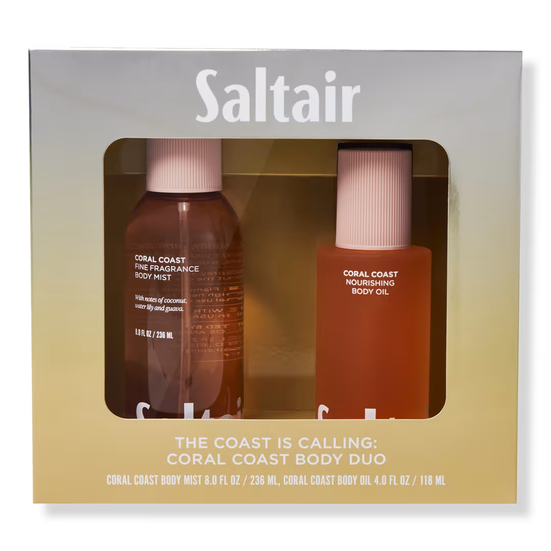 Saltair  The Coast Is Calling: Coral Coast Body Duo Holiday Set