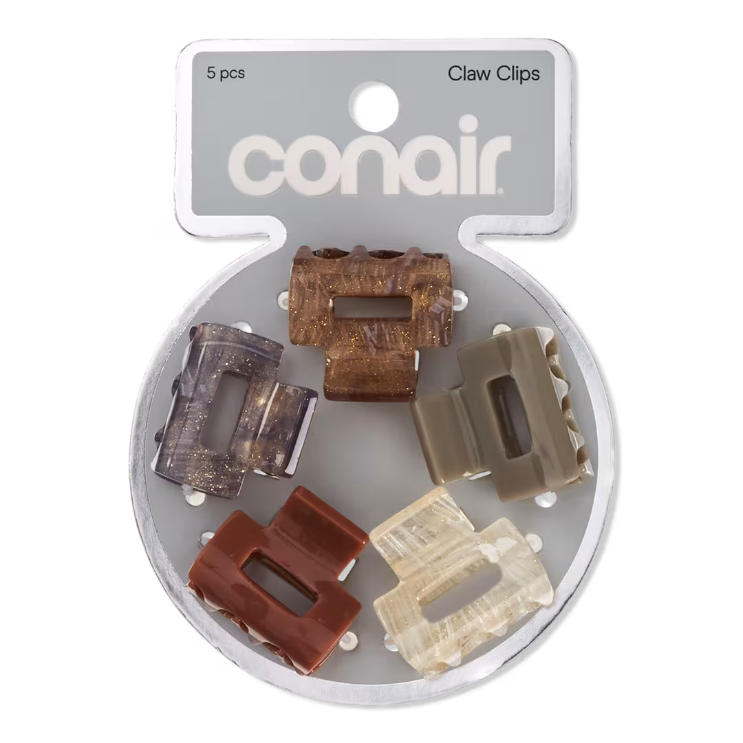 Conair Accessories  Acrylic Claw Clips 5 Pack