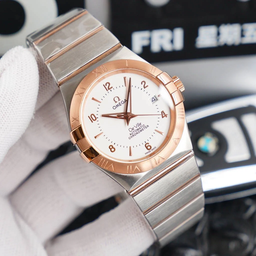 Omega Watch CONSTELLATION 38MM ROSE GOLD STEEL