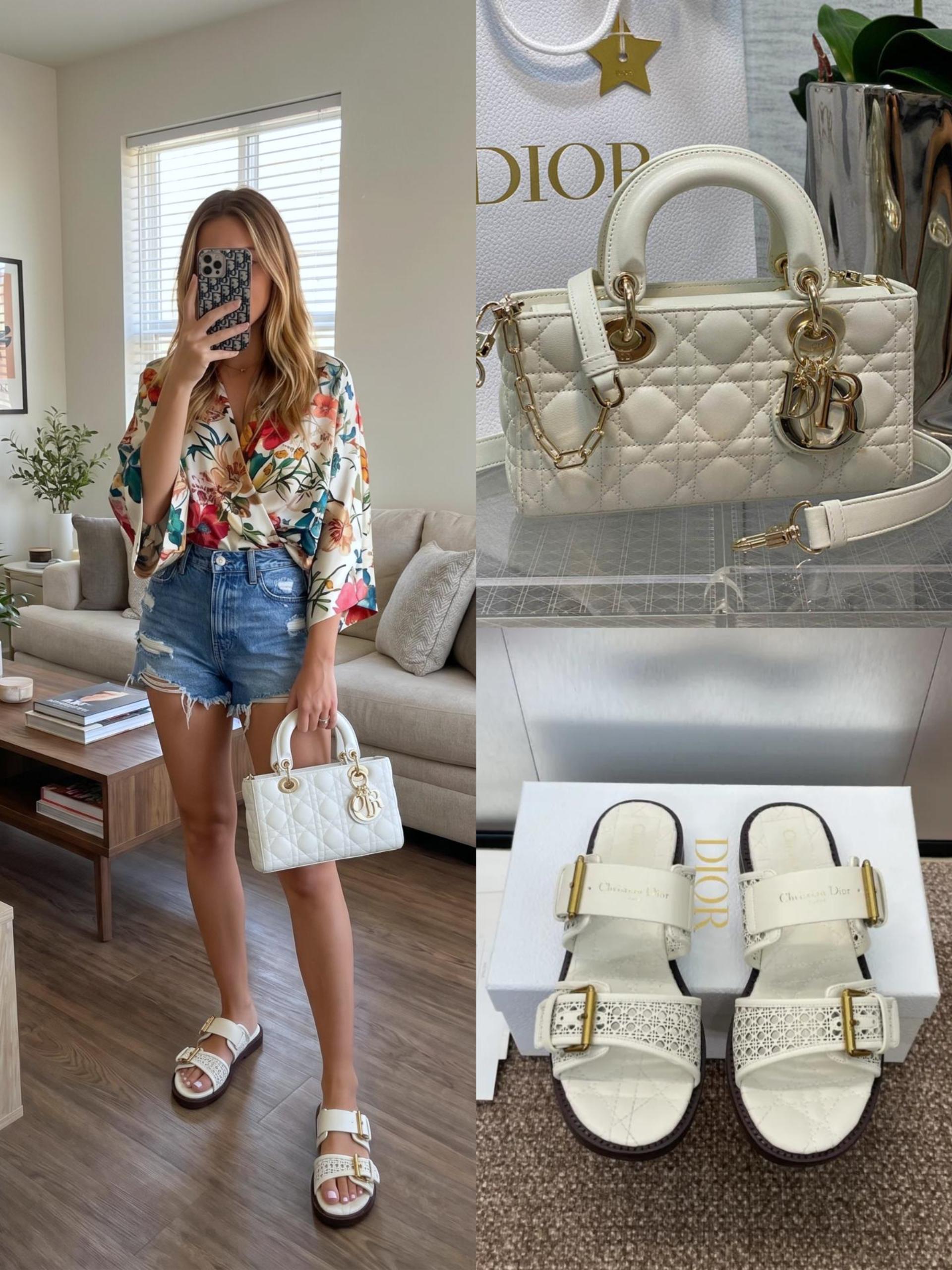 Dior Shoes & Bag Set