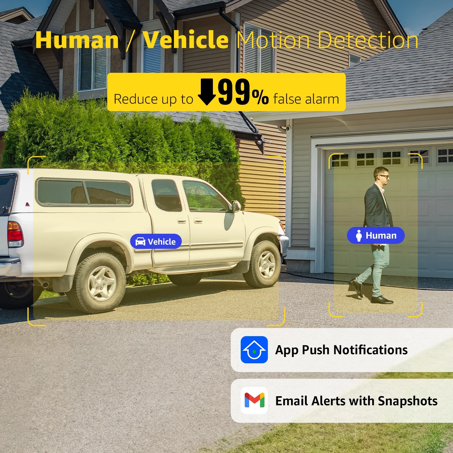 ANNKE 3K Lite Wired Security Camera System with AI Human/Vehicle Detection, H.265+ 8CH Surveillance DVR with 1TB Hard Drive and 8 x 1080p HD Outdoor CCTV Camera, 100 ft Night Vision, Remote Access