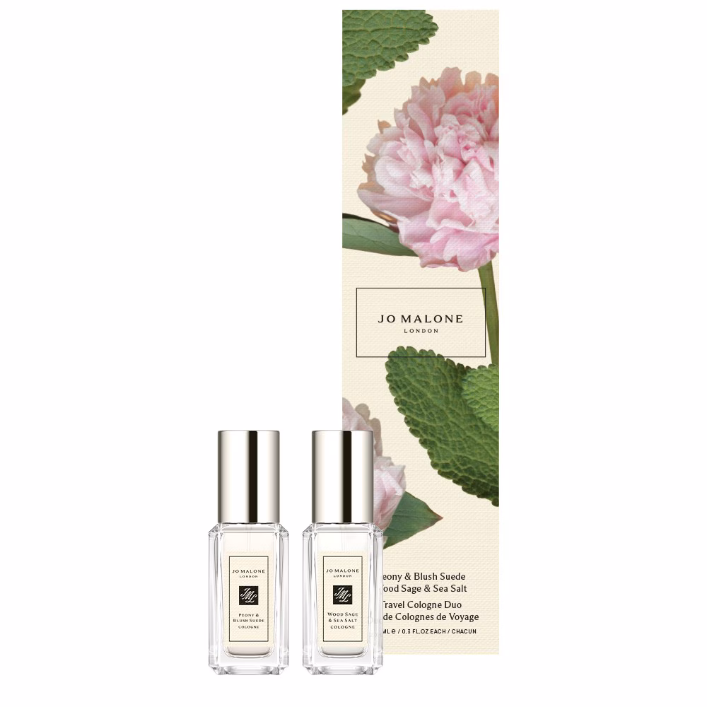 Travel Duo (Peony & Blush Suede + Wood Sage & Sea Salt )