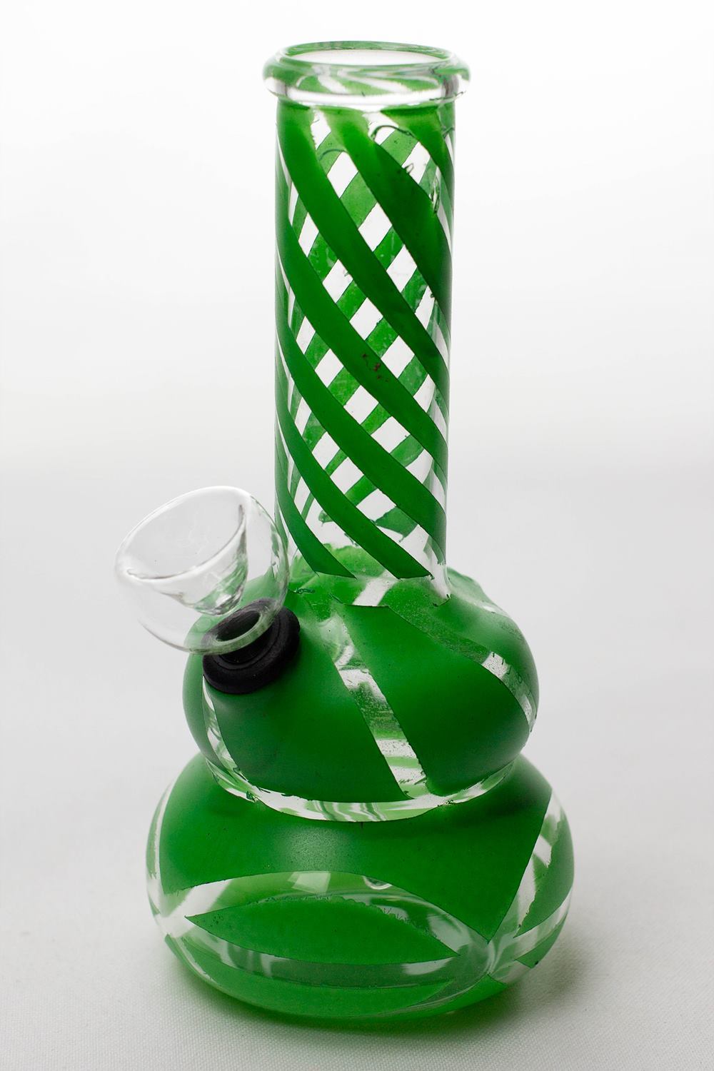 6 Double Beaker Glass Water Bong