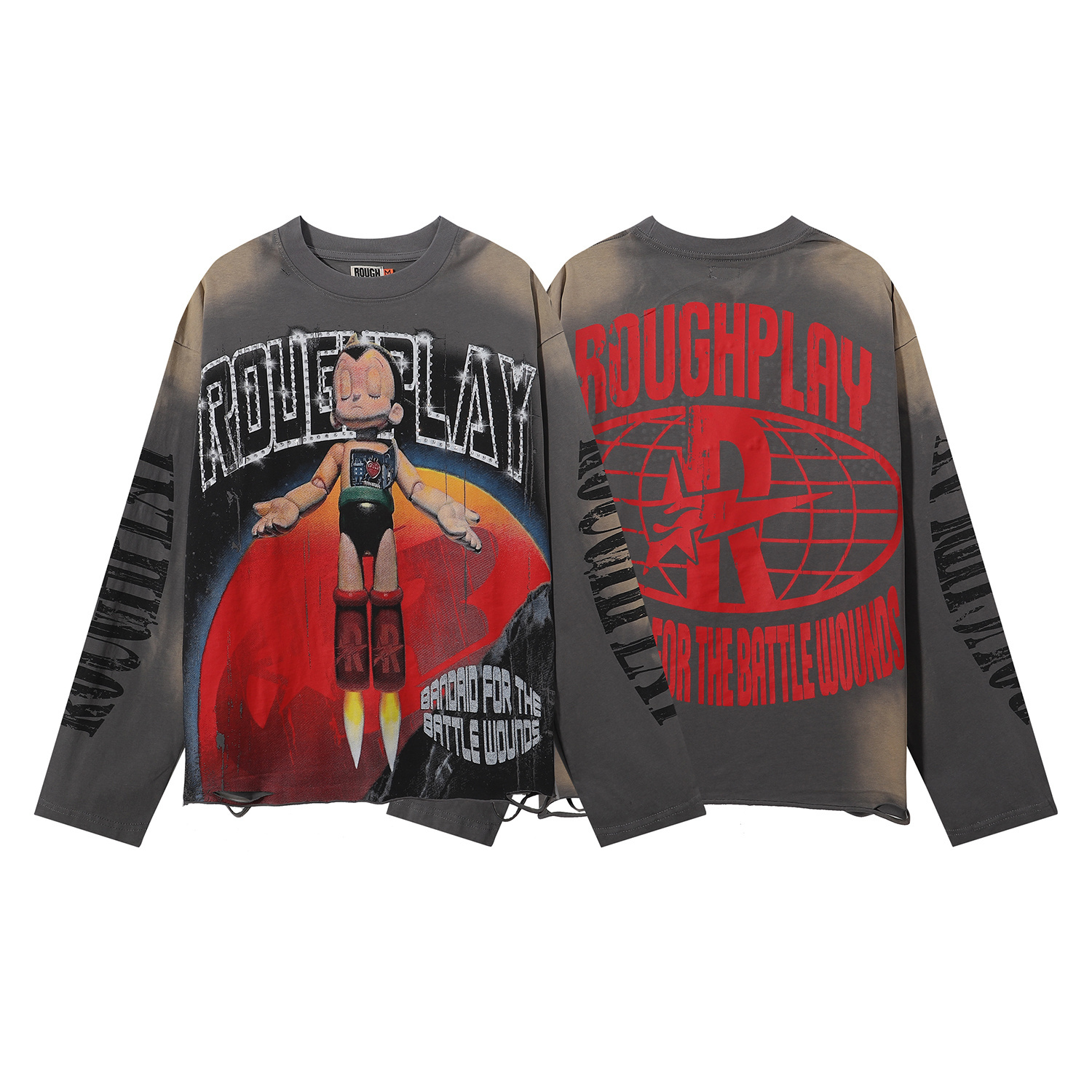 Astro Boy Rocket Soaring Printed Short-Sleeve Shirt