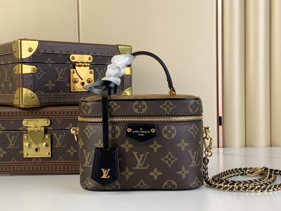 LV Vanity Chain Pouch Monogram Bag
