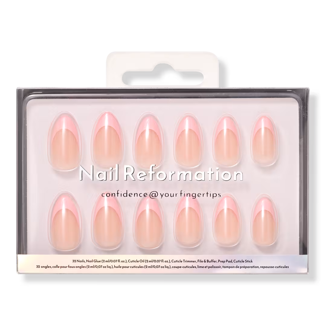Nail Reformation  French Rosebud Press On Nails