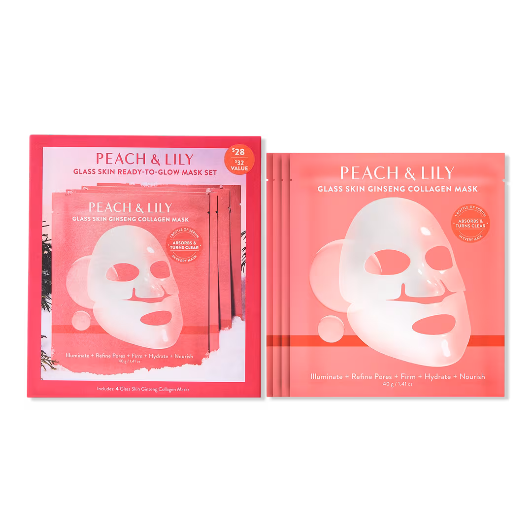 PEACH & LILY  Glass Skin Ready-to-Glow Mask Set