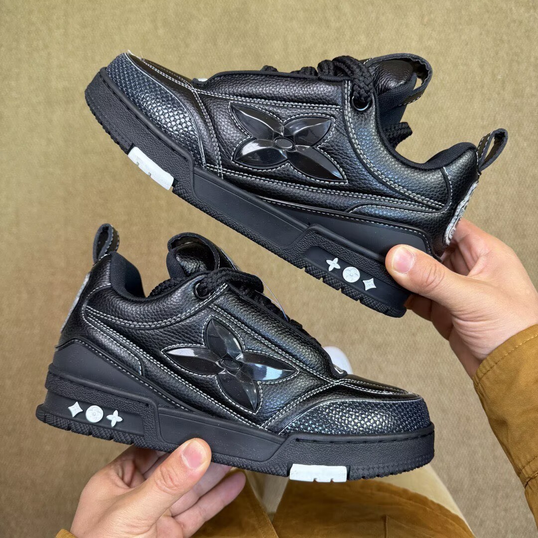 Loui Vuitto LV Skate Sneaker Black - CCSHOES