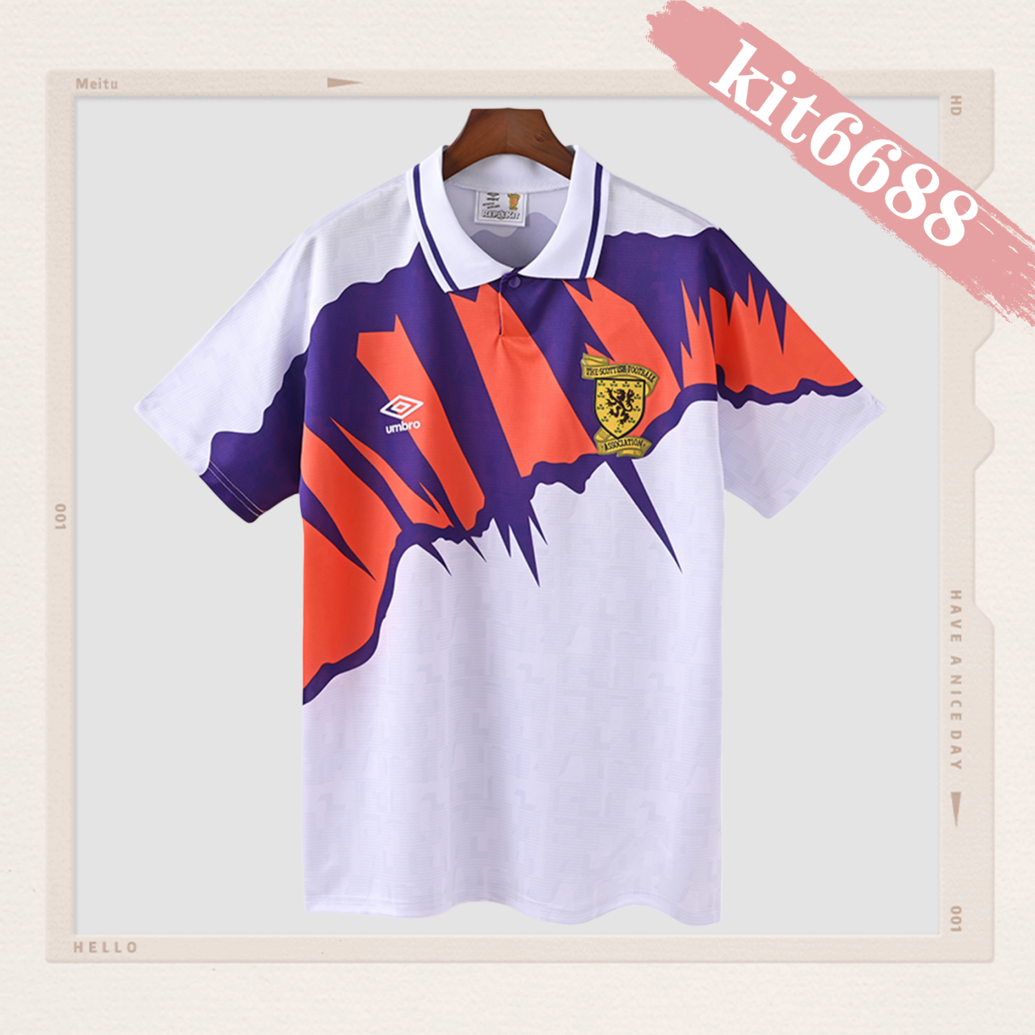 1991/1993 Scotland away football shirt（Retro）