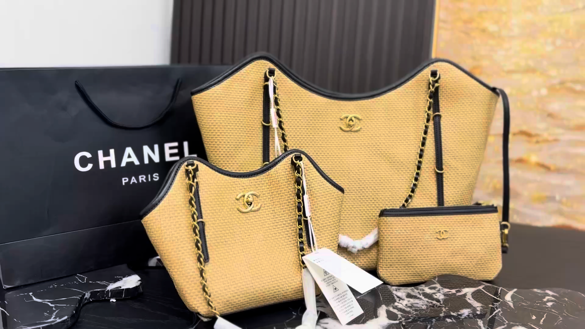 Chanel Woven Tote Bag