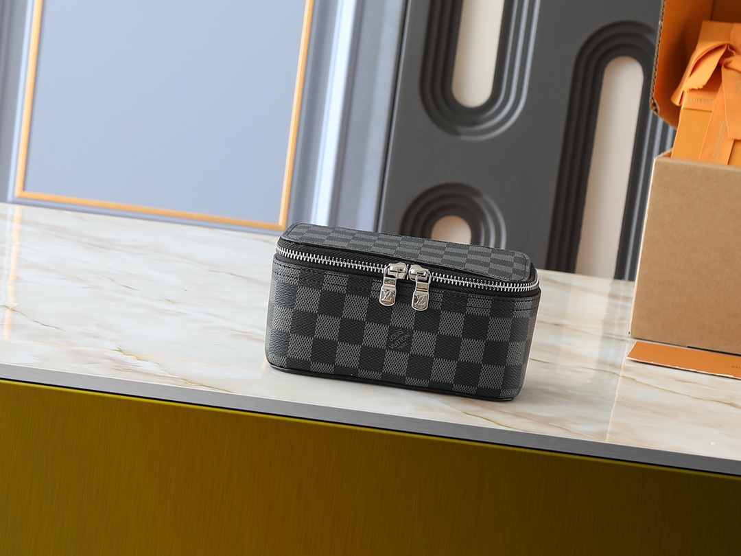 LV Monogram Storage Case Makeup Bag