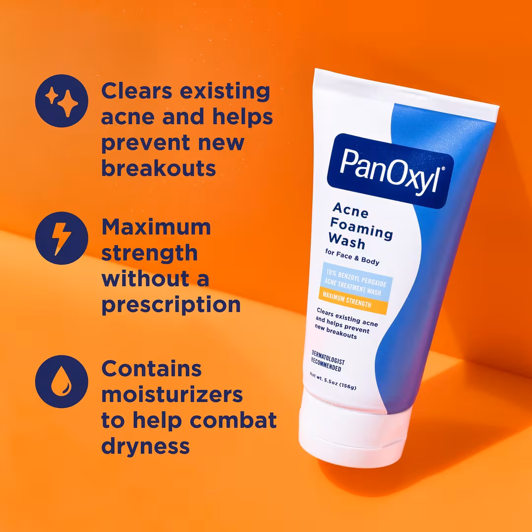 PanOxyl  Acne Foaming Wash with 10% Benzoyl Peroxide