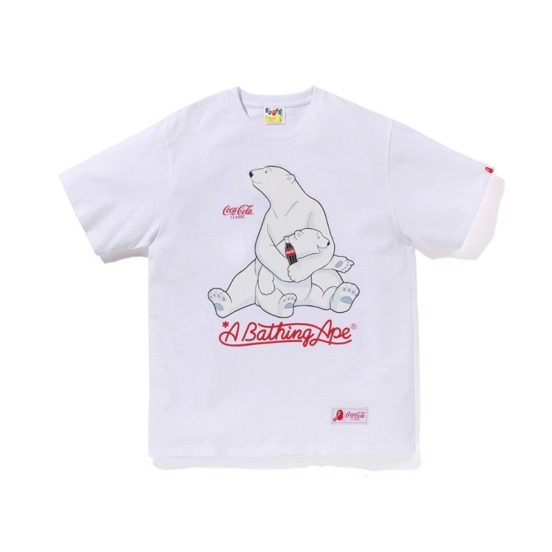 Japanese trendy brand color blocked luminous short sleeved couple loose T-shirt
