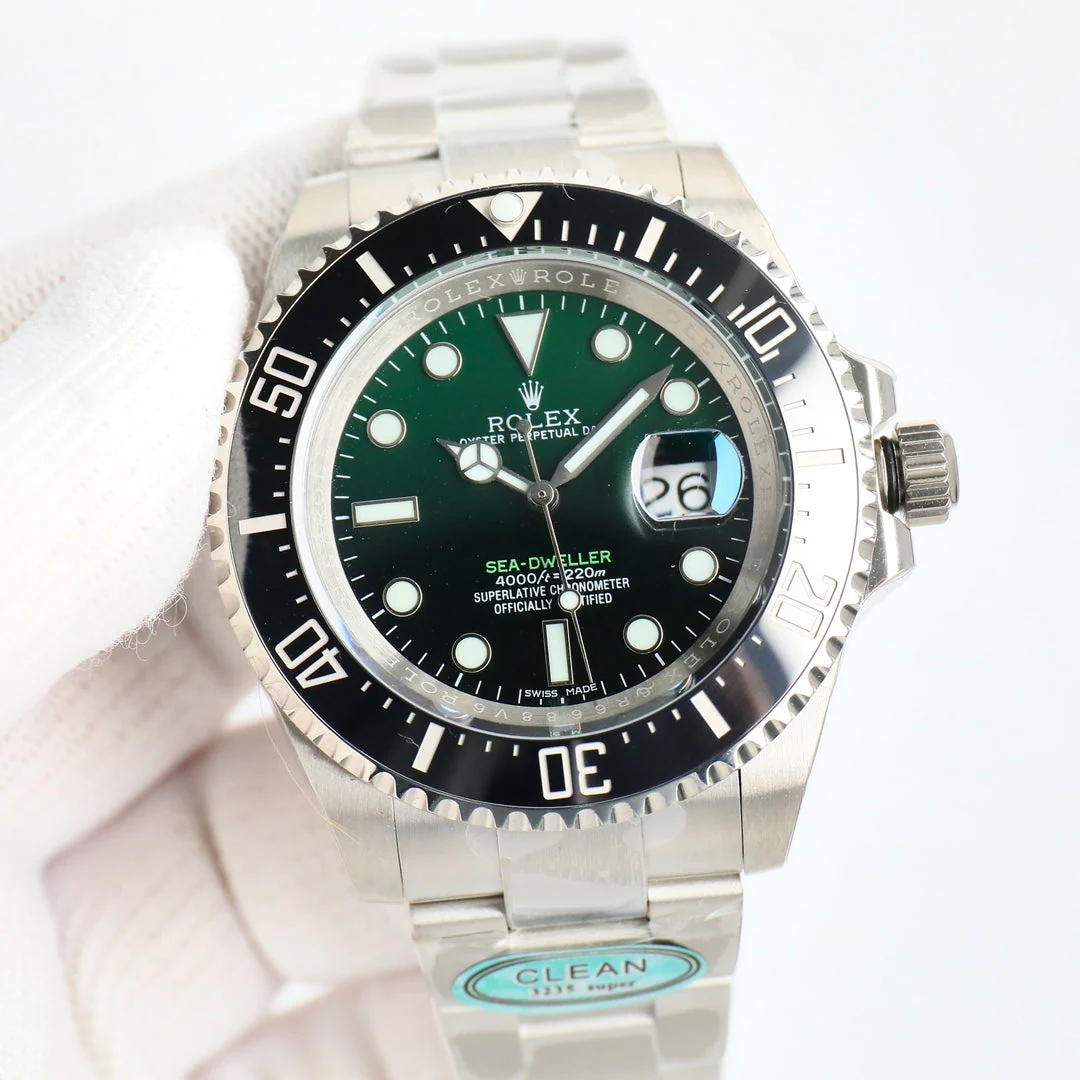 Rolex Watch Sea-Dweller 43mm Silver Green