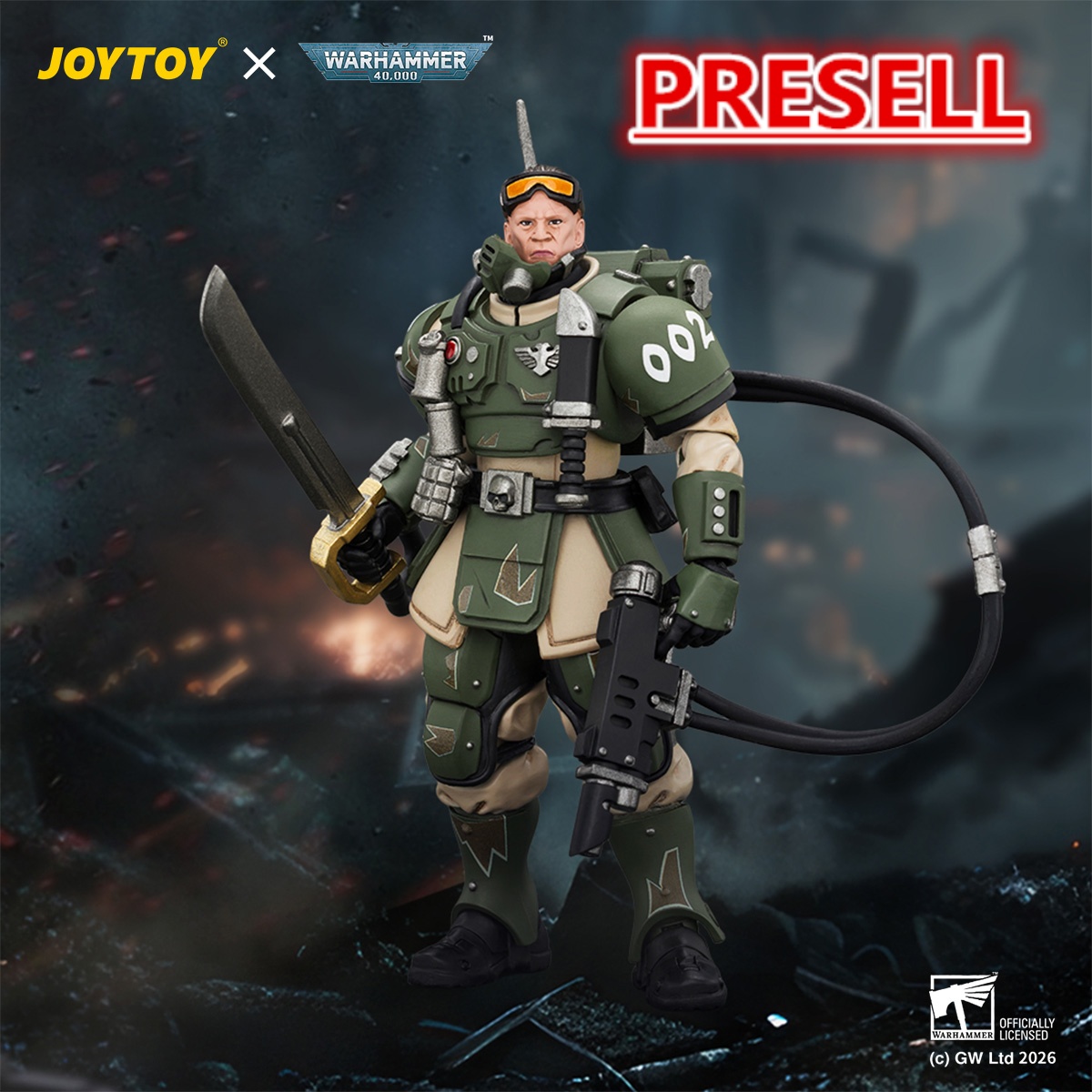 JOYTOY Warhammer 40,000 Astra Militarum Kasrkin - JOYTOY WORLD