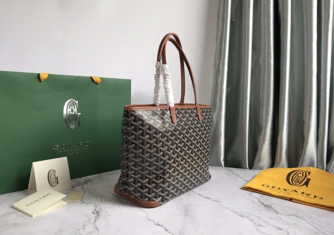 Replica Goyard PMLTY09CL09P Artois PM Bag Brown Black
