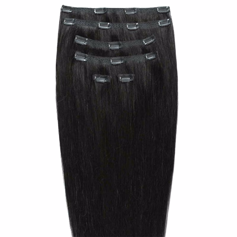 Gold24 Clip-in Extensions #4 Braun - 60 cm