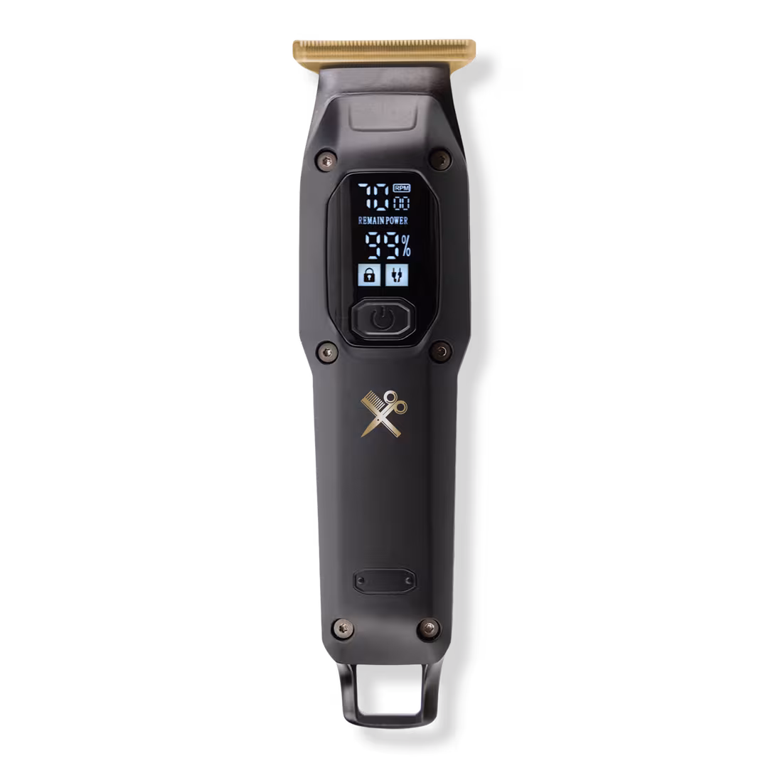 Cutting Edge  Rechargeable LCD T-Blade Electric Shaver for Men – Beard & Hair Grooming Kit