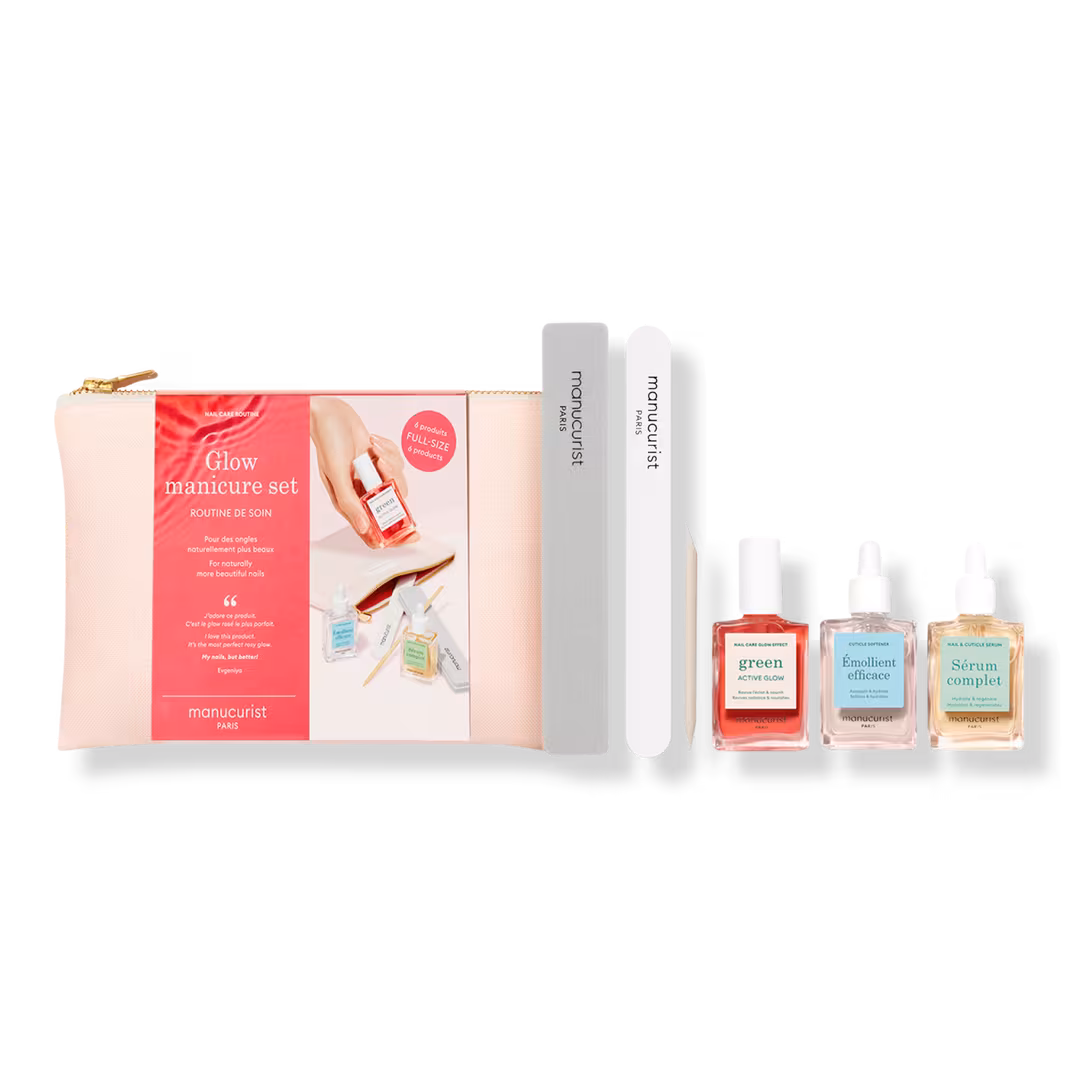 Manucurist  Glow Manicure Set, Nail Kit with Nail File
