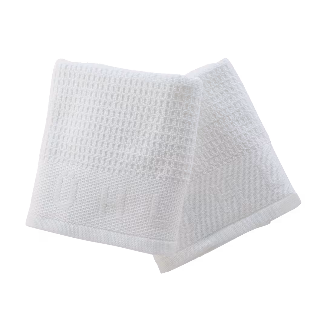 MÜHLE  Waffle Pique' Shaving Towels, 2-Pack