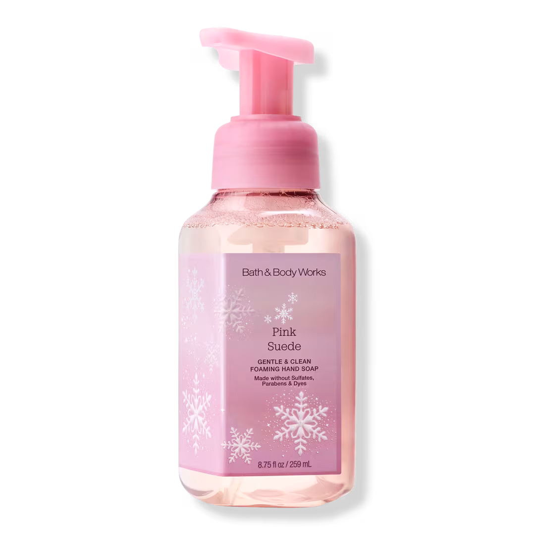 Bath & Body Works  Pink Suede Gentle & Clean Foaming Hand Soap