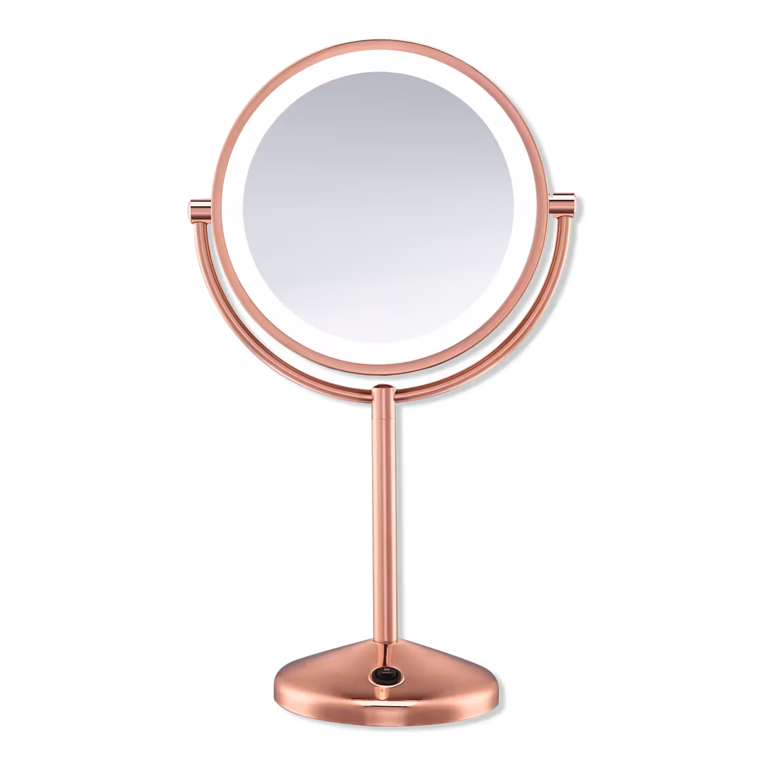 Conair  Rose Gold Vanity LED Double-Sided 1X/10X Magnification Mirror