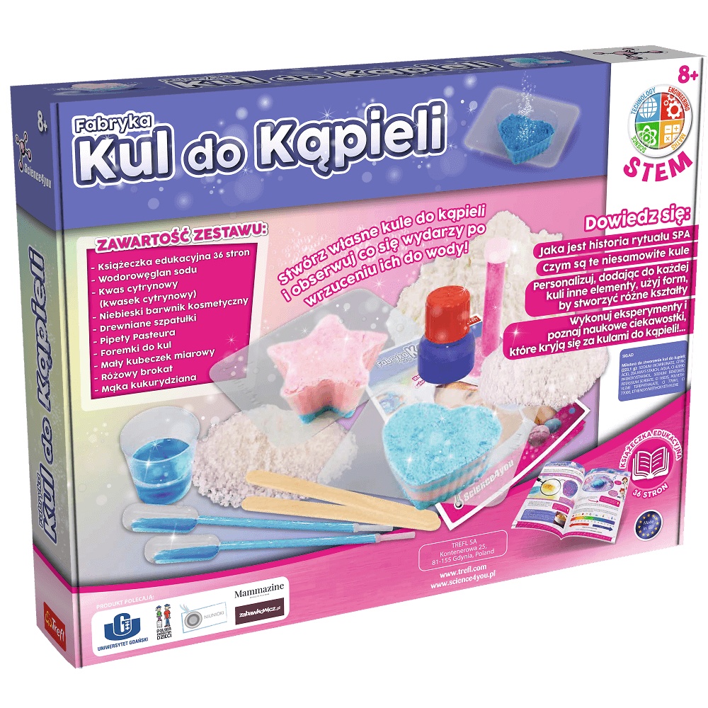 Zestaw Naukowy Science4You, Fabryka Kul Do Kąpieli