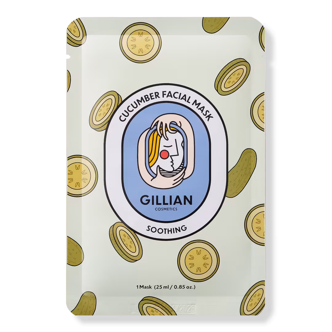 Gillian Cosmetics  Cucumber Soothing Sheet Mask