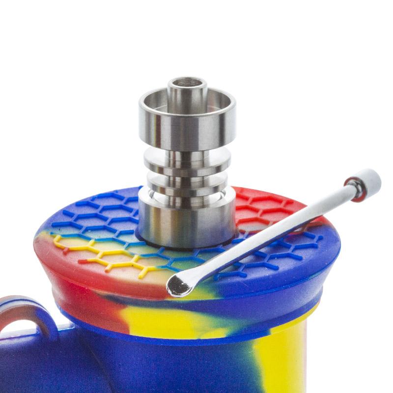 Silicone Mini Dab Rig (Random Color)