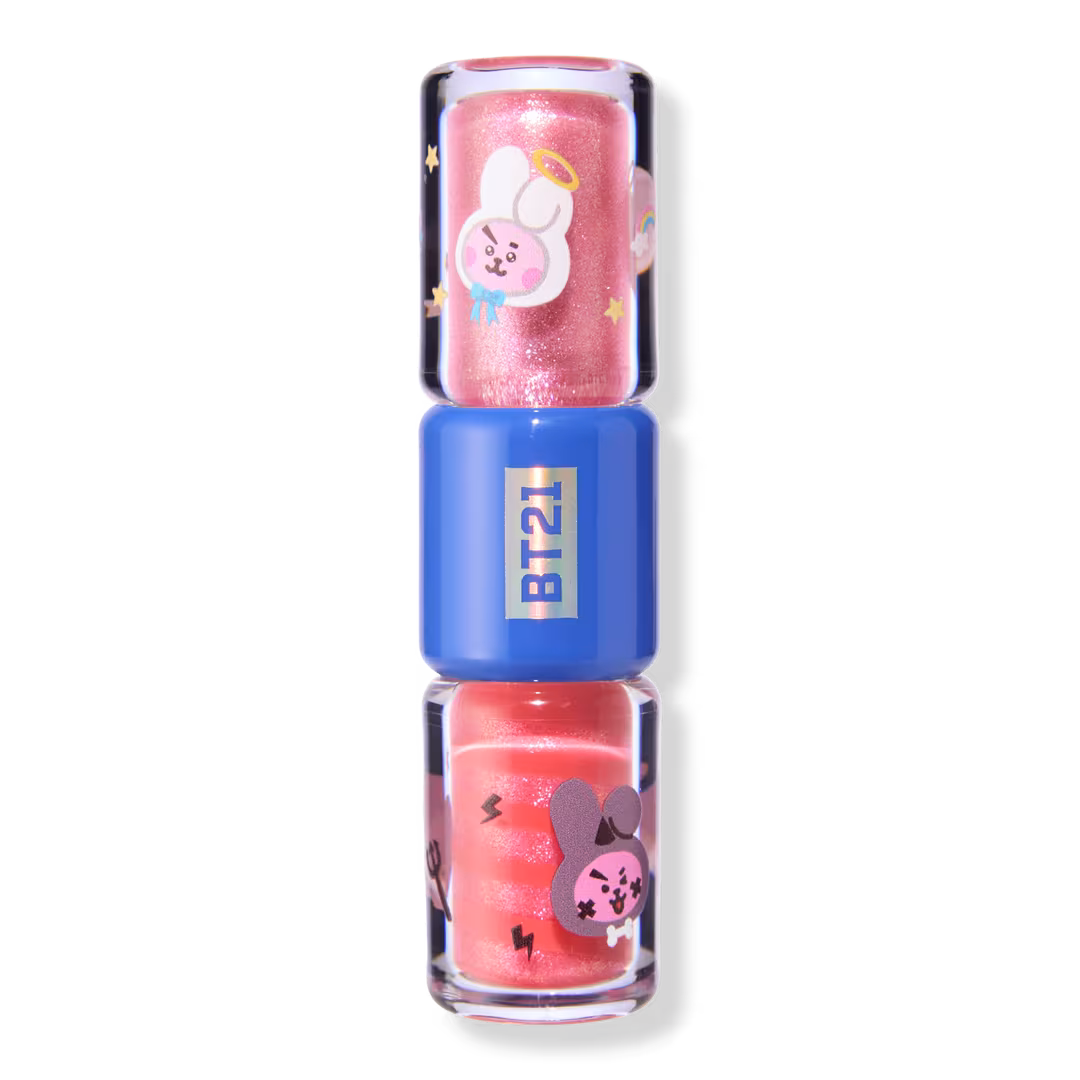 ColourPop  ColourPop X BT21 Sparkle + Swirl Lip Gloss Duo Royal N' Tough