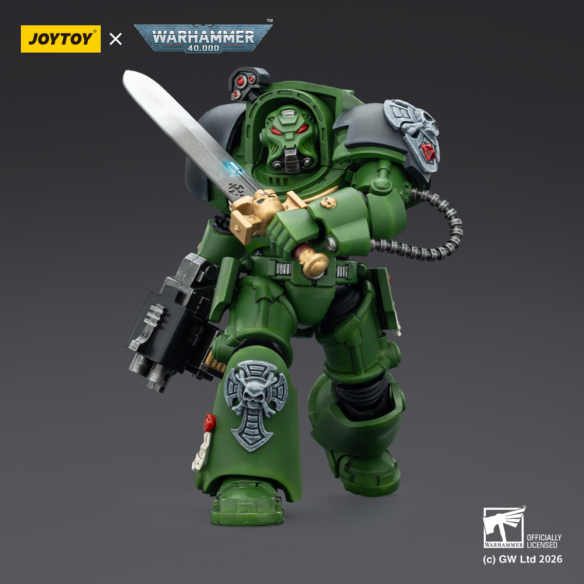 JOYTOY Warhammer 40k 1: 18 Salamanders Terminators - JOYTOY WORLD