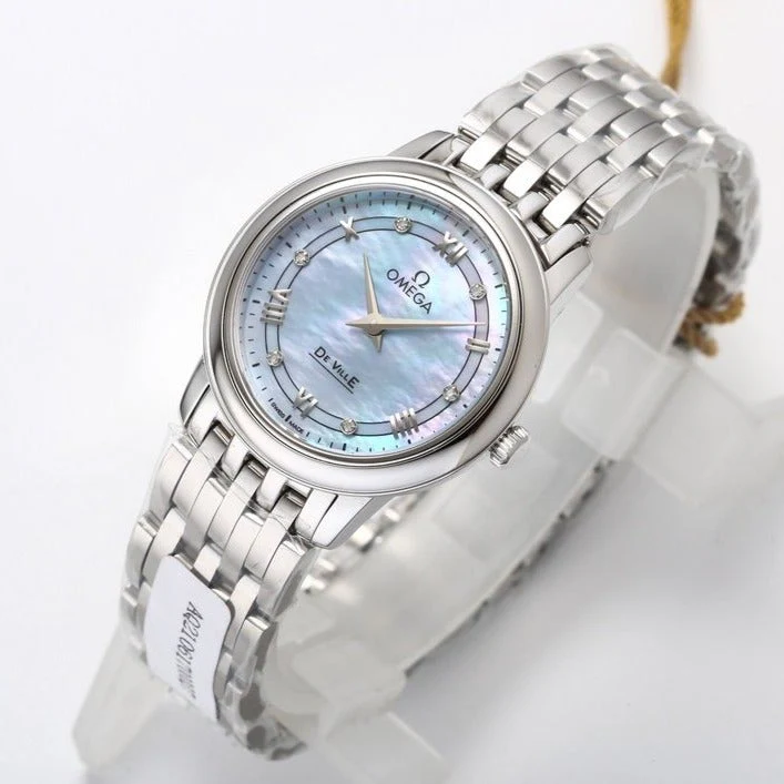 Omega Watch DEVILLE PRESTIGE 27MM STEEL ICE BLUE DIAL