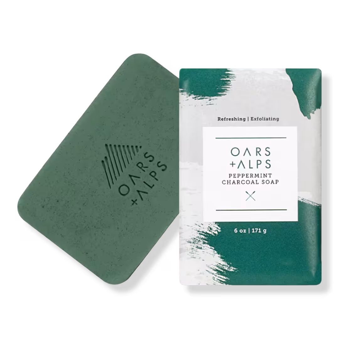 Oars + Alps  Peppermint Charcoal Bar Soap