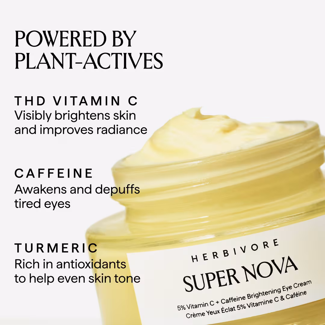 HERBIVORE  SUPER NOVA 5% Vitamin C + Caffeine Brightening Eye Cream