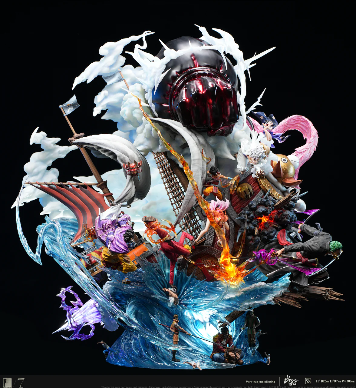 One Piece - 7 Years Celebration Battle | Resin Statue | by Last Sleep