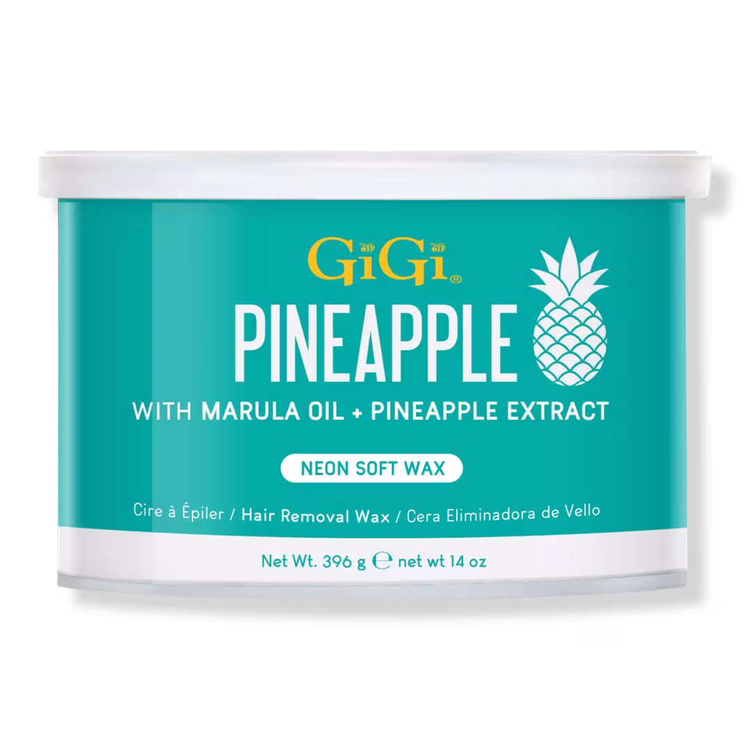 Gigi  Pineapple with Marula Oil + Pineapple Extract Neon Soft Wax
