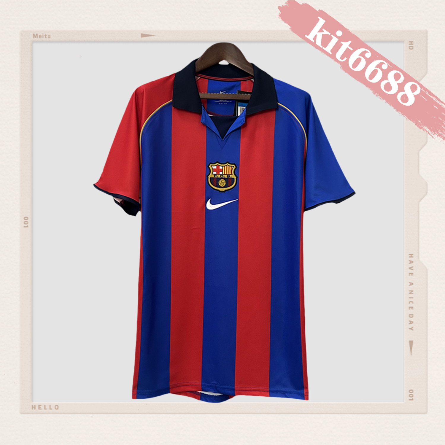 2001/2002 Barcelona Home Retro Football Shirt