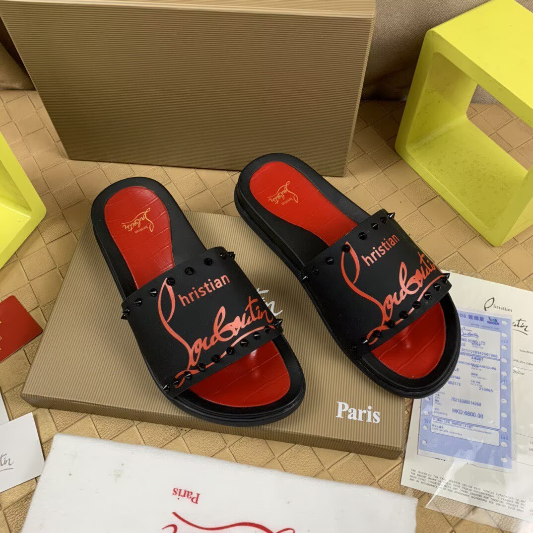 CHRISTIAN LOUBOUTIN SLIPPERS - CCSHOES