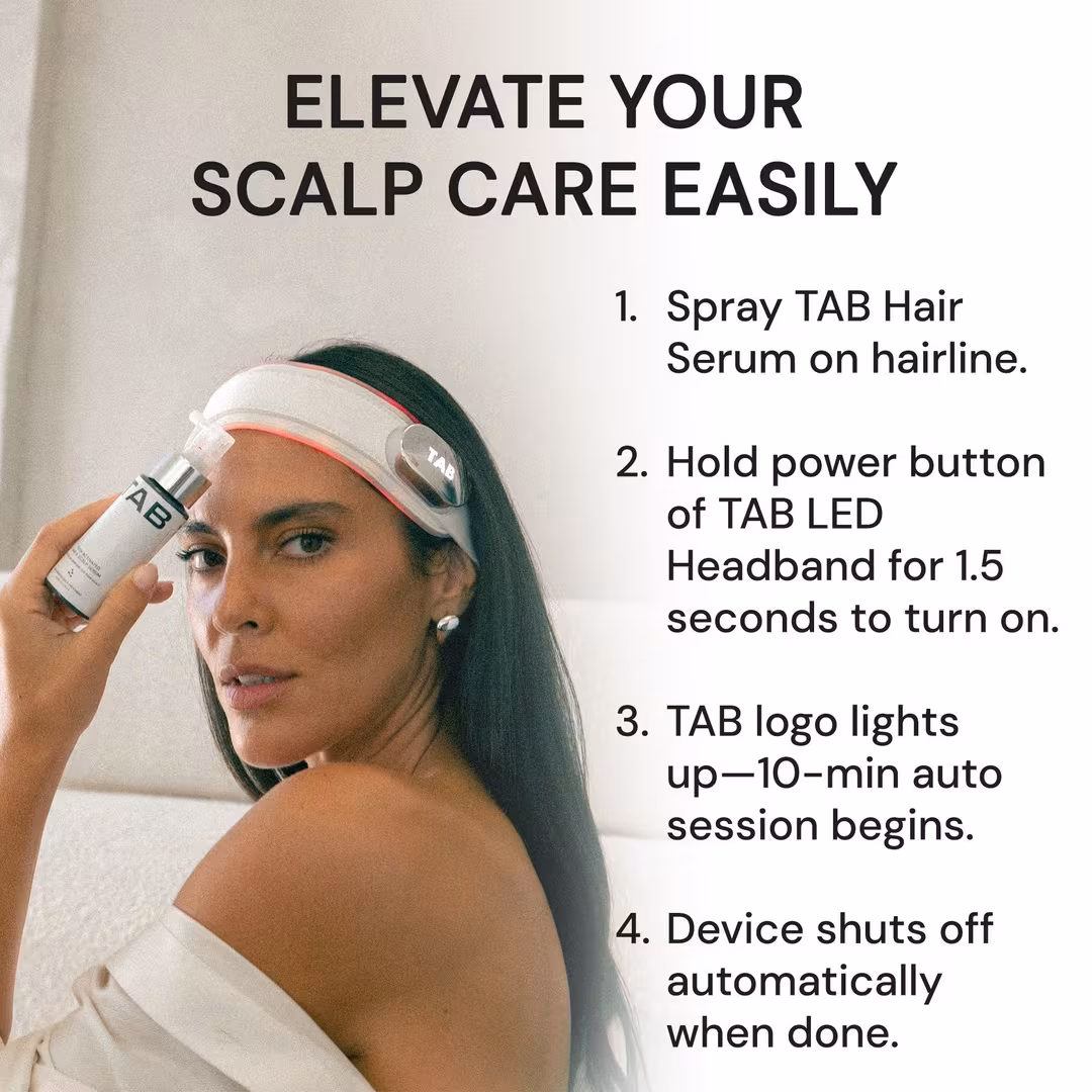 Tech Activated Beauty  Red Light Therapy Headband