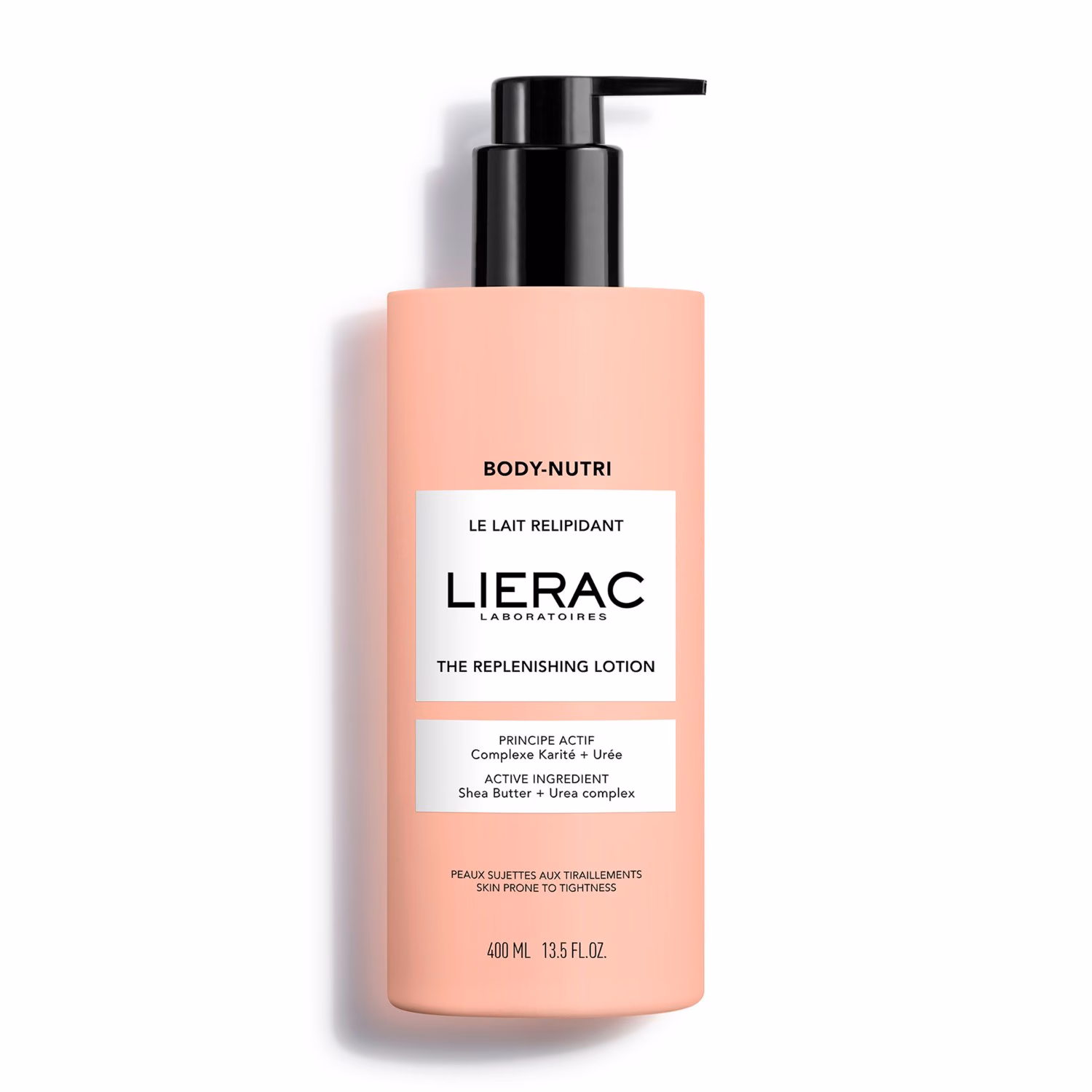 Lierac Nutri Latte Körperlotion – Hauterneuernd und feuchtigkeitsspendend für empfindliche Haut, 400 ml