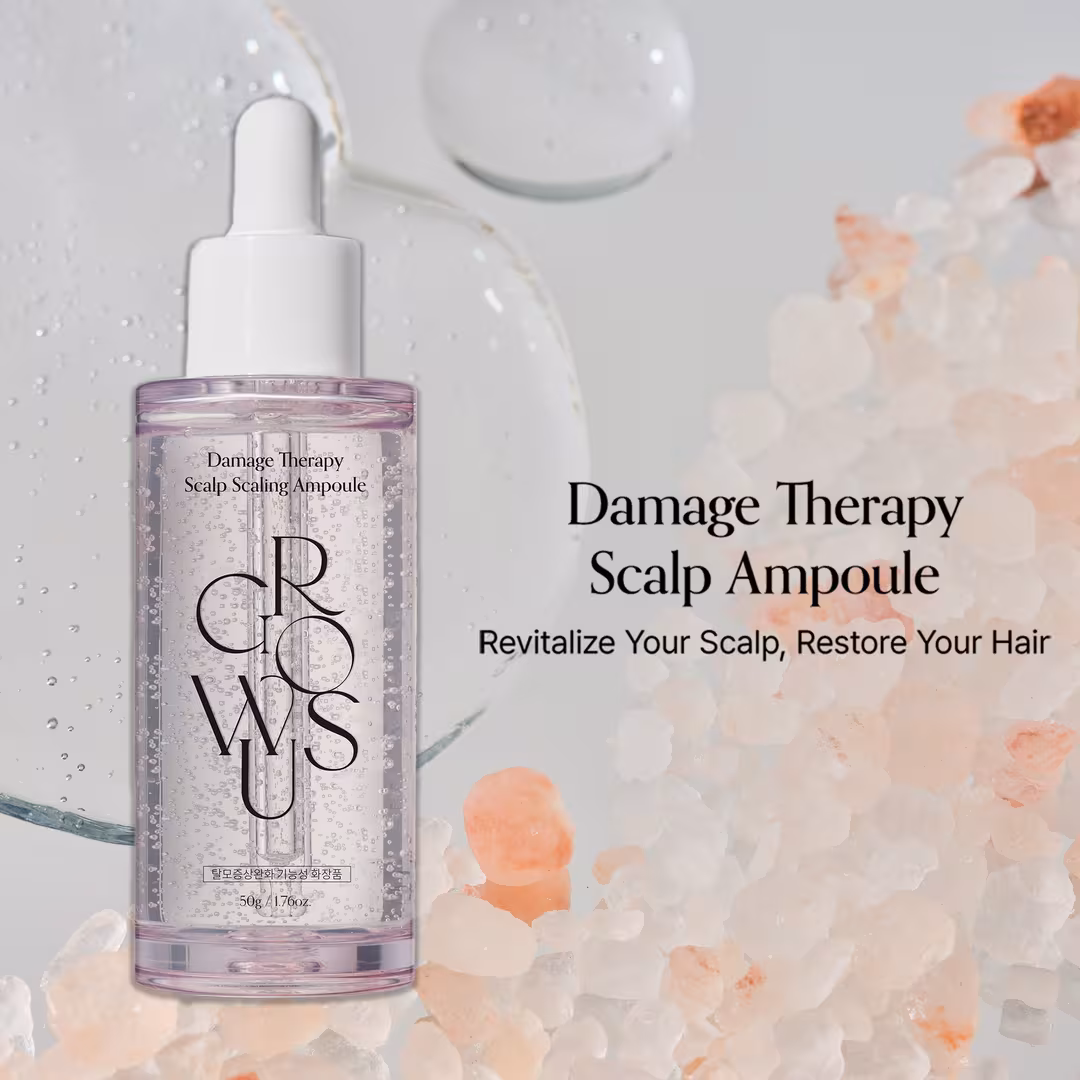 GROWUS  Damage Therapy Scalp Hydrating + Exfoliating Serum