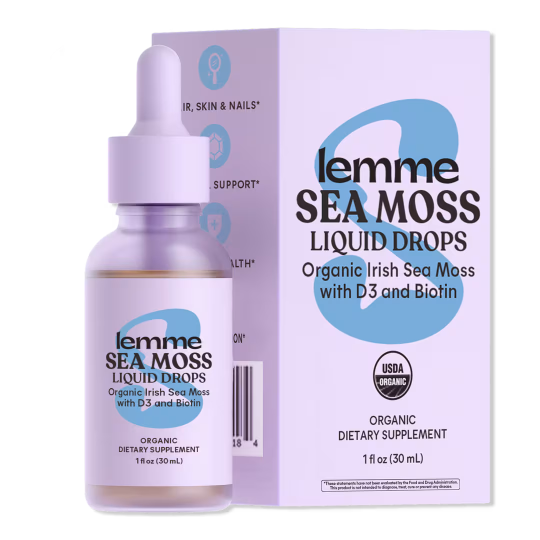 Lemme  Sea Moss: Irish Sea Moss Beauty Liquid Drops