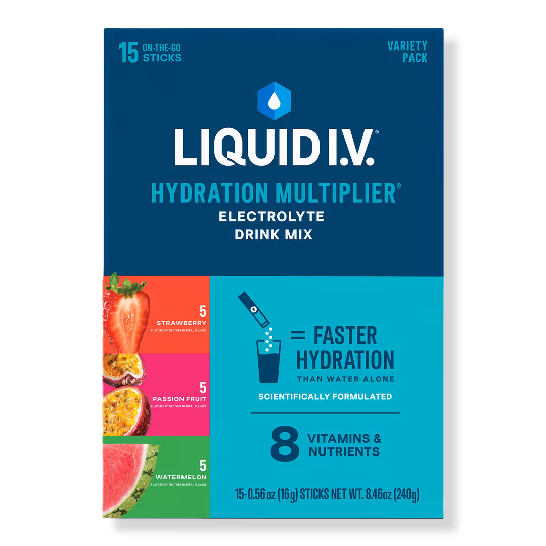 LIQUID I.V.  Hydration Multiplier Electrolyte Drink Mix Variety Pack