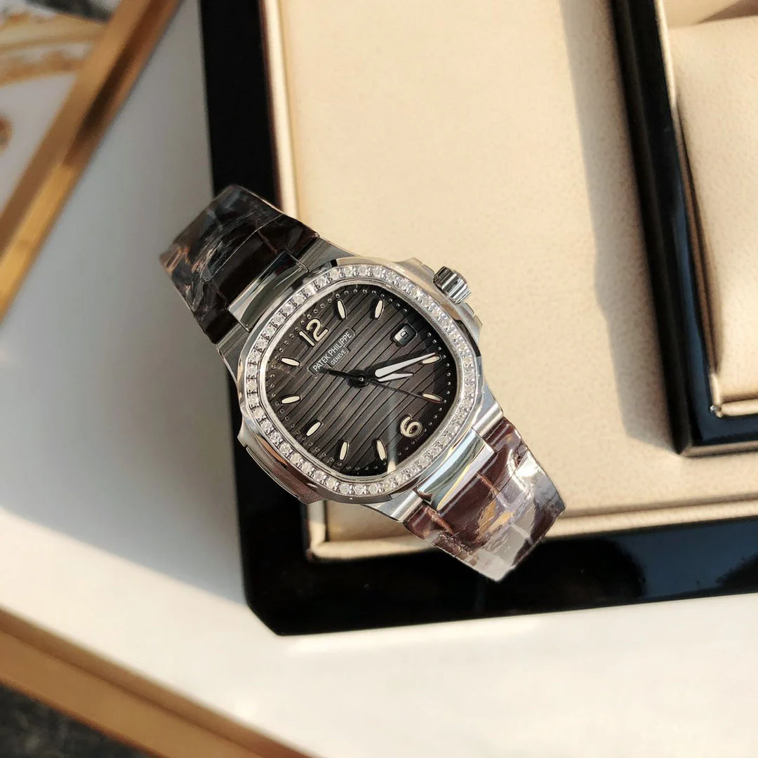 PATEK Watch Nautilus 32mm Silver Brown Dial